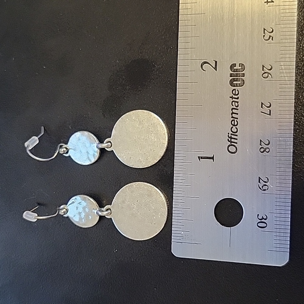 Lucky Brand dangly coin earrings